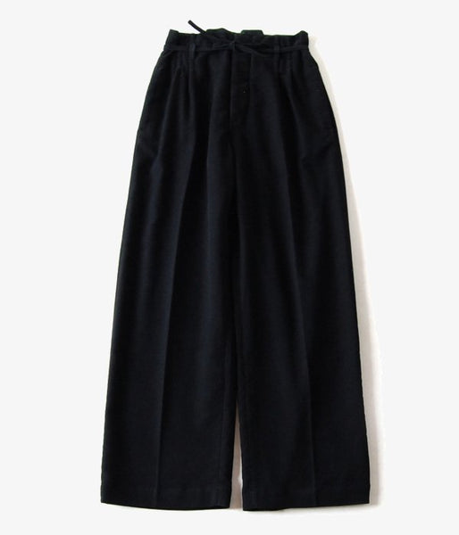 WRYHT/STRING WAIST WORK TROUSER(BLACK)(1)