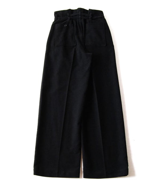 WRYHT/STRING WAIST WORK TROUSER(BLACK)(1)