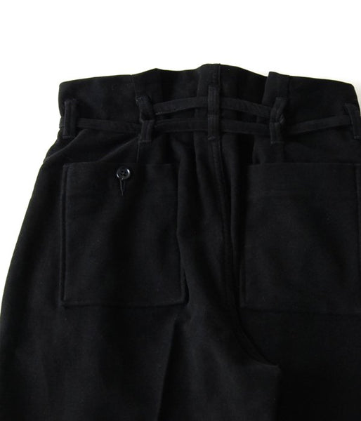 WRYHT/STRING WAIST WORK TROUSER(BLACK)(1)