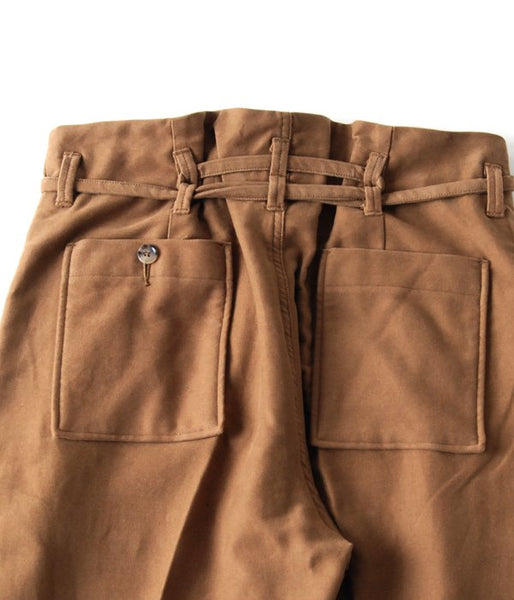 WRYHT/STRING WAIST WORK TROUSER(DUNE)(1)