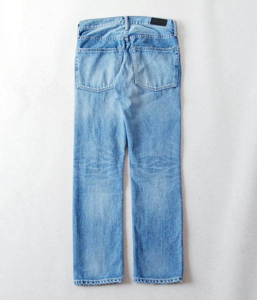DESCENDANT/DIN-4 DAMAGE JEANS (INDIGO)
