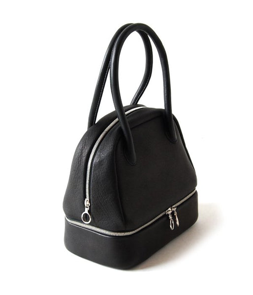 Aeta/DEER LEATHER BOSTON (BLACK)