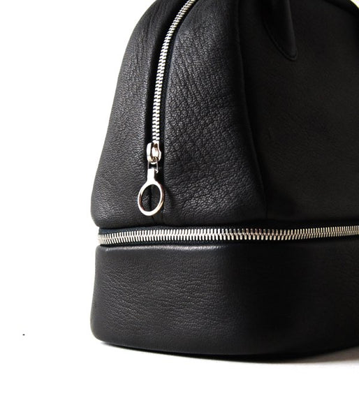 Aeta/DEER LEATHER BOSTON (BLACK)
