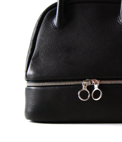 Aeta/DEER LEATHER BOSTON (BLACK)