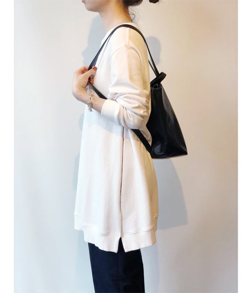 Aeta/COW KIP LEATHER RUCKSACK M (BLACK)