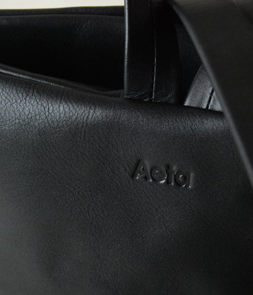 Aeta/COW KIP LEATHER RUCKSACK S (BLACK)
