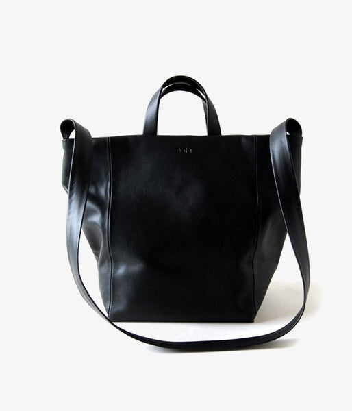 Aeta/KIP LEATHER SHOULDER TOTE S (BLACK)