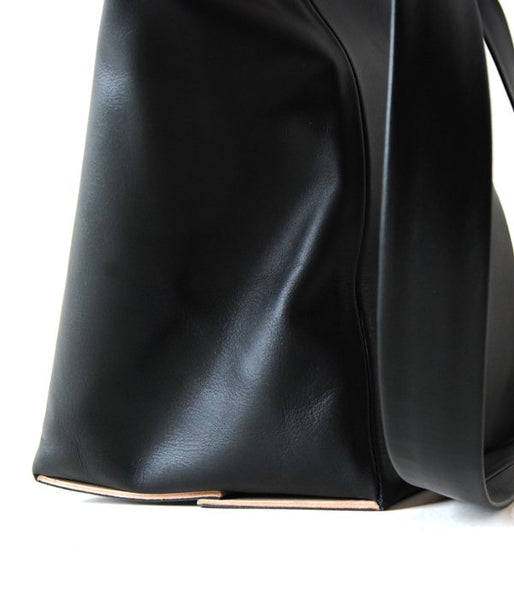 Aeta/KIP LEATHER SHOULDER TOTE S (BLACK)