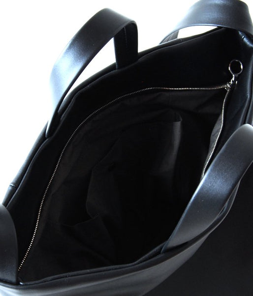 Aeta/KIP LEATHER SHOULDER TOTE S (BLACK)