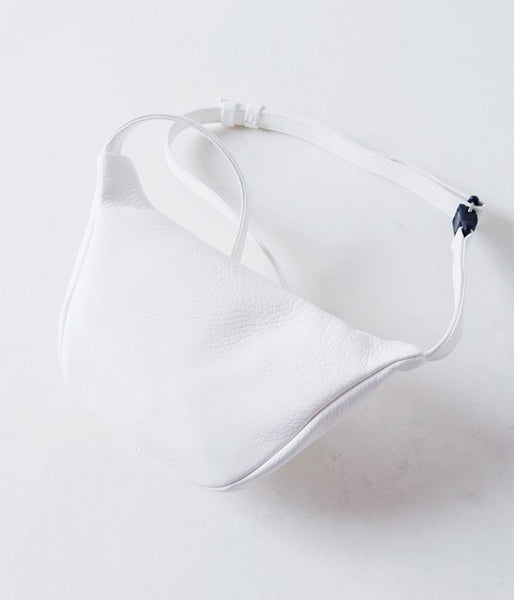 Aeta/DEER LEATHER WAIST POUCH S (WHITE)