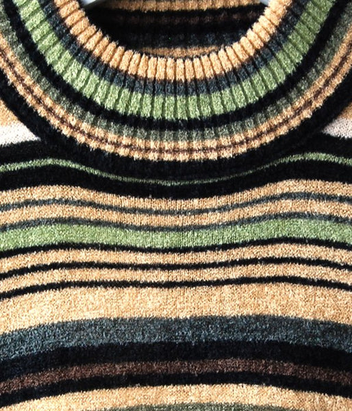 TAN/MULTI BORDER TURTLE (KHAKI TONE)