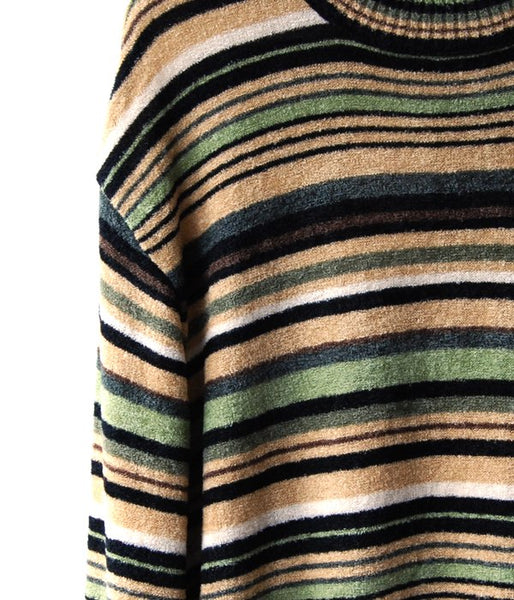 TAN/MULTI BORDER TURTLE (KHAKI TONE)