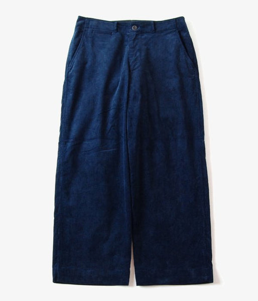 holk/WIDE CHINO CORDUROY(NAVY)