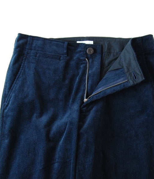 holk/WIDE CHINO CORDUROY(NAVY)