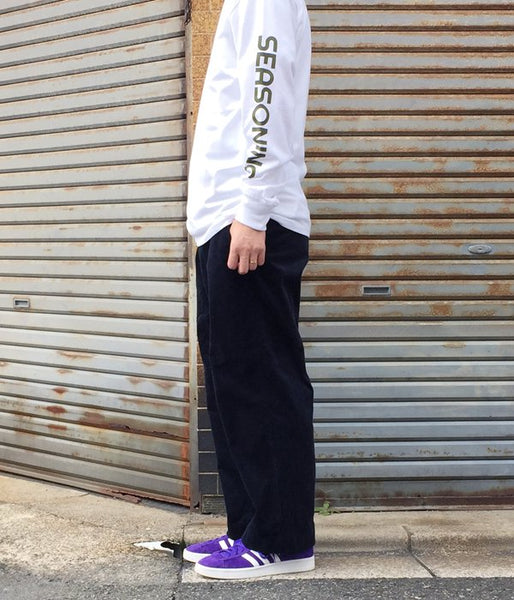 holk/WIDE CHINO CORDUROY(NAVY)