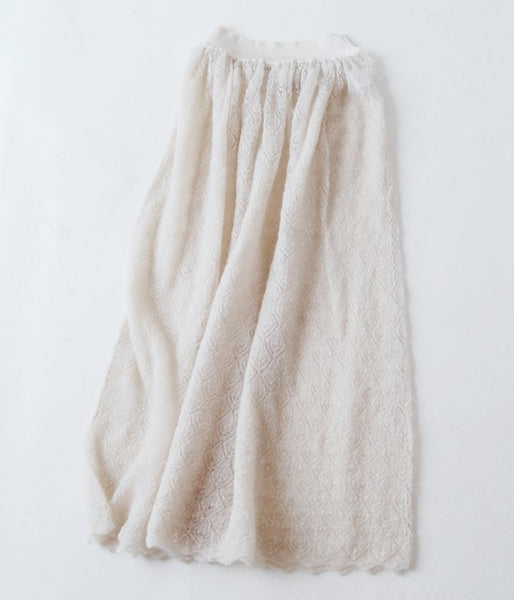 TAN/POINTELLE MOHAIR SK (IVORY)