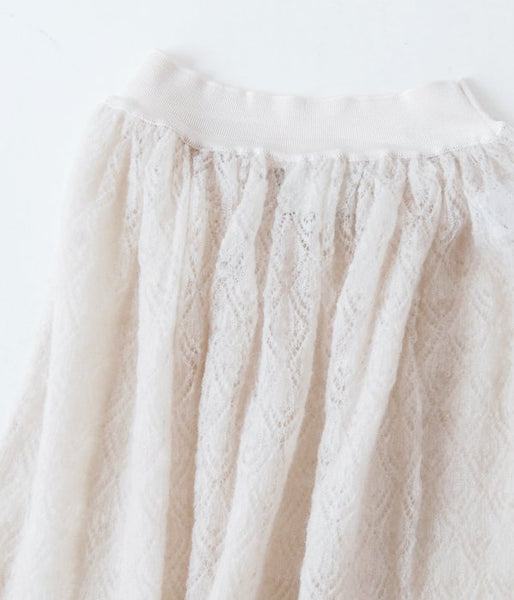 TAN/POINTELLE MOHAIR SK (IVORY)