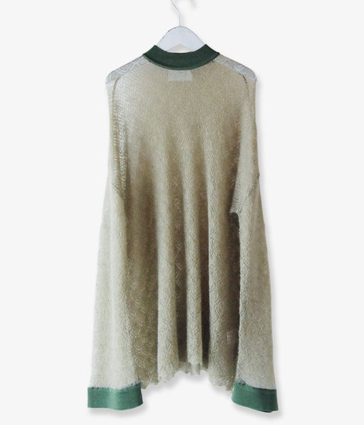 TAN/POINTELLE MOHAIR PO (KHAKI)