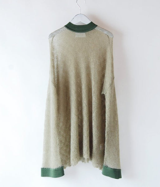 TAN/POINTELLE MOHAIR PO (KHAKI)