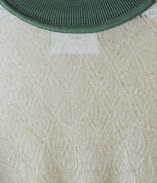 TAN/POINTELLE MOHAIR PO (KHAKI)