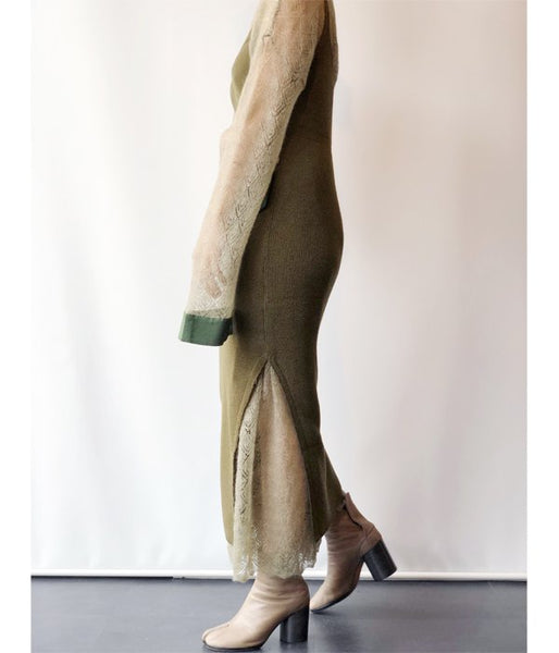 TAN/POINTELLE MOHAIR PO (KHAKI)
