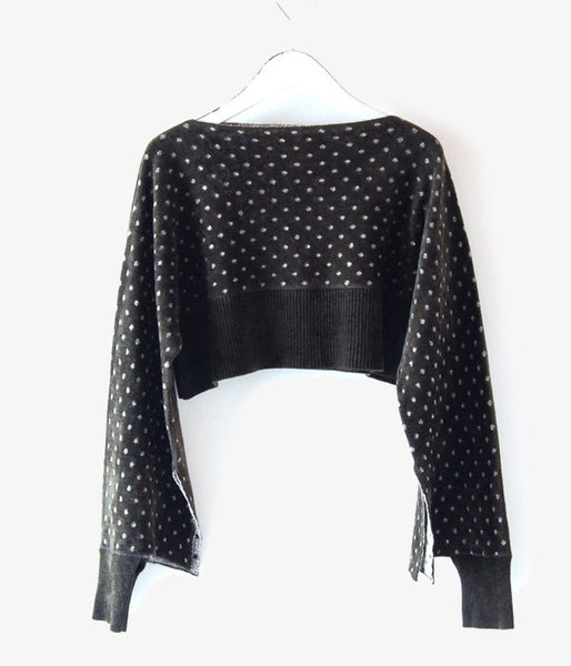 TAN/LULEX DOTS JQ BOLERO (KHAKI×SILVER)