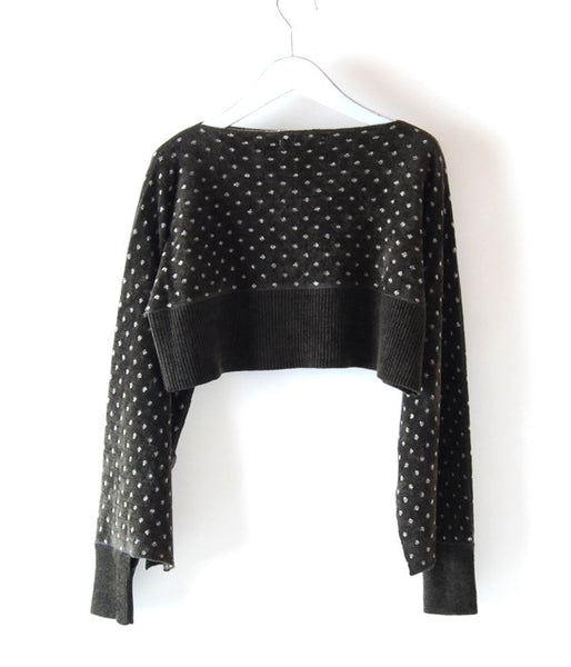 TAN/LULEX DOTS JQ BOLERO (KHAKI×SILVER)