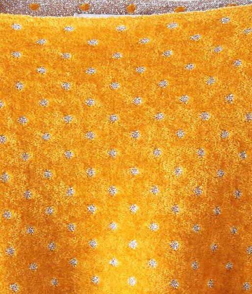 TAN/LULEX DOTS JQ BOLERO (MUSTARD×SILVER)