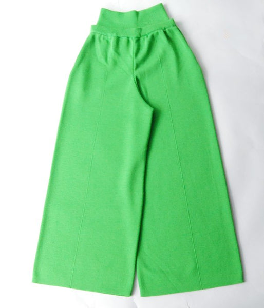 TAN/WAIST MARK SMOOTH PANTS (GREEN)