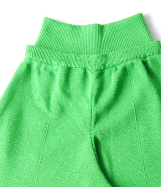 TAN/WAIST MARK SMOOTH PANTS (GREEN)