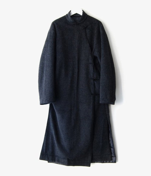 WRYHT/ASYMMETRY FRONT REVERSIBLE COAT (GRAPHITE)