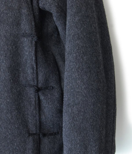 WRYHT/ASYMMETRY FRONT REVERSIBLE COAT (GRAPHITE)