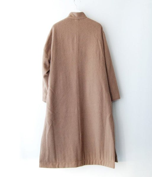 WRYHT/ASYMMETRY FRONT REVERSIBLE COAT (DUNE)