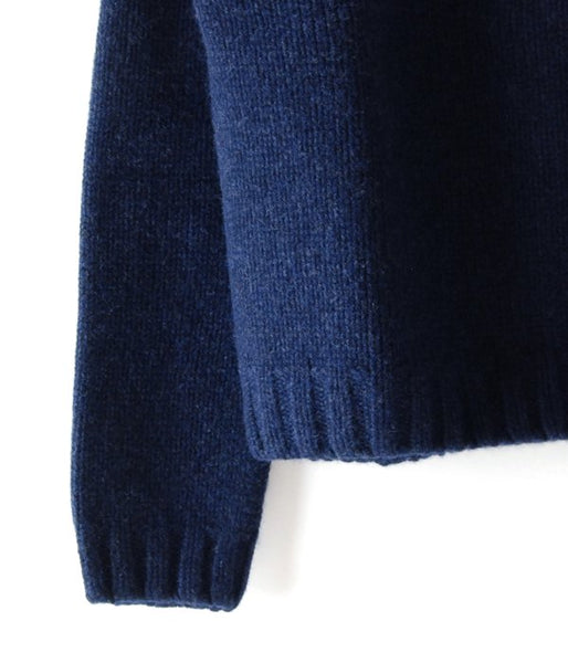 MARGARET HOWELL/DIAMOND FAIRISLE JUMPER (NAVY)