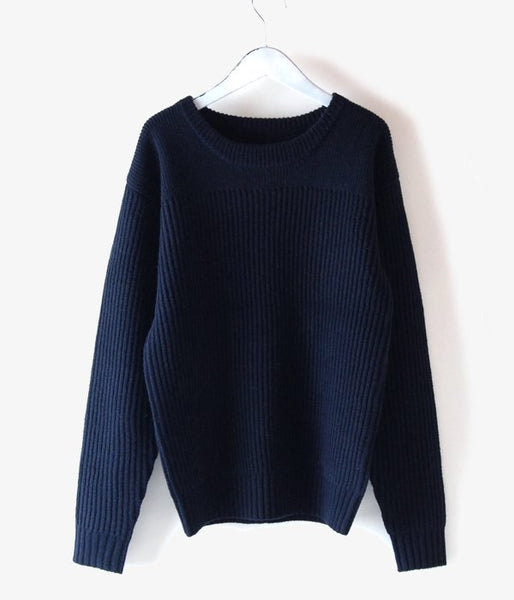 MHL./DRY LAMBS WOOL MENS (NAVY)