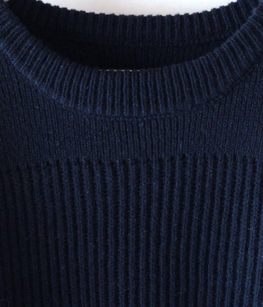 MHL./DRY LAMBS WOOL MENS (NAVY)