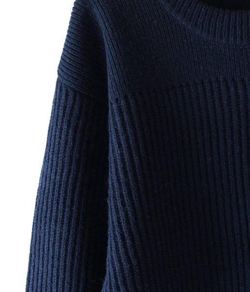 MHL./DRY LAMBS WOOL MENS (NAVY)