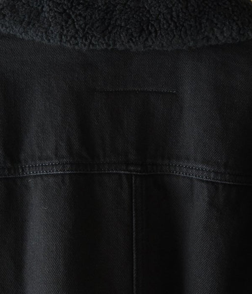 MM6 MAISON MARGIELA/OVER SIZE DENIM JK(BLACK)