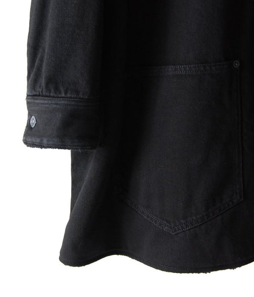 MM6 MAISON MARGIELA/OVER SIZE DENIM JK(BLACK)