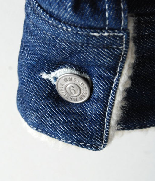MM6 MAISON MARGIELA/OVER SIZE DENIM JK(BLUE)