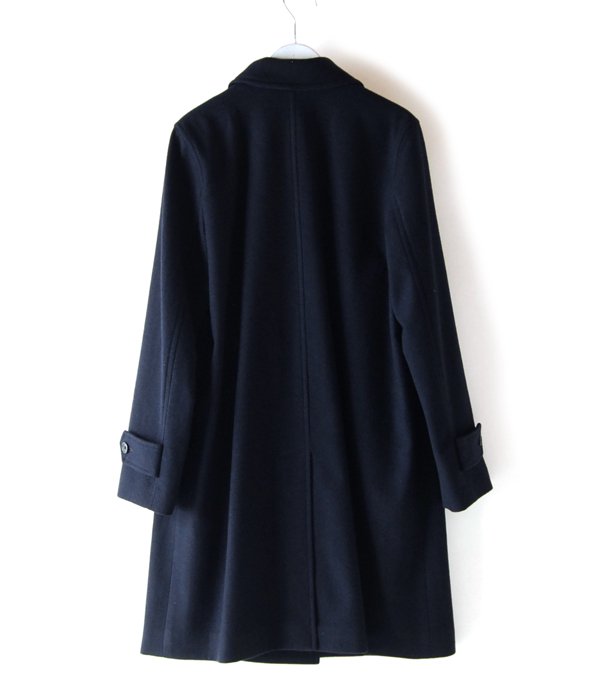 MARGARET HOWELL/SOFT WOOL COAT (NAVY)