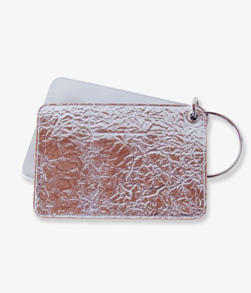MM6 MAISON MARGIELA/RING LEATHER WALLET(COGNAC/SV)