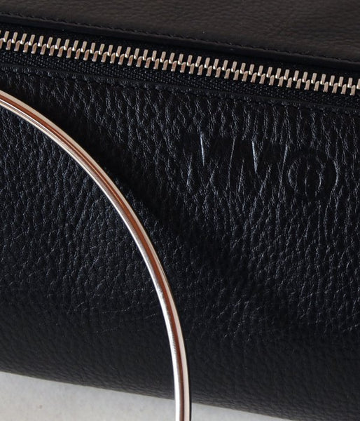 MM6 MAISON MARGIELA/RING LEATHER POCHETTE(BLACK)