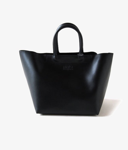 MM6 MAISON MARGIELA/LEATHER TOTE BAG(BLACK)