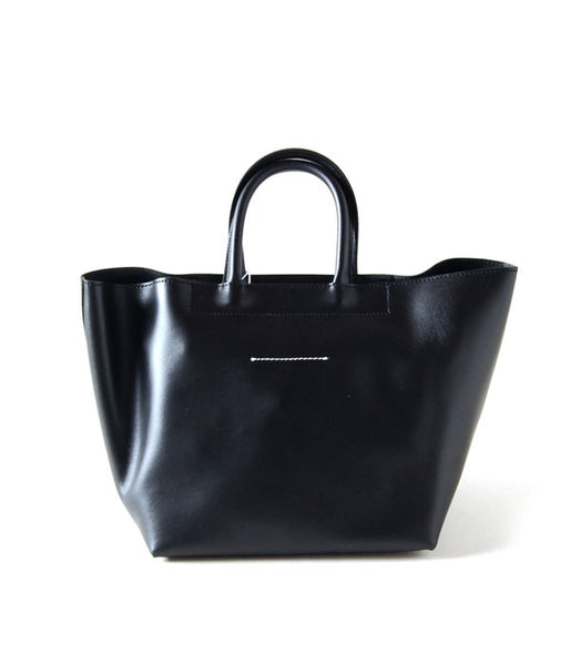 MM6 MAISON MARGIELA/LEATHER TOTE BAG(BLACK)