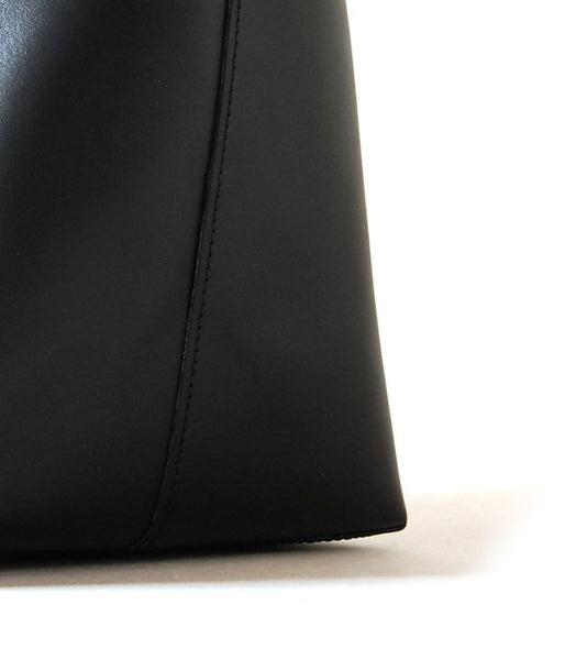 MM6 MAISON MARGIELA/LEATHER TOTE BAG(BLACK)
