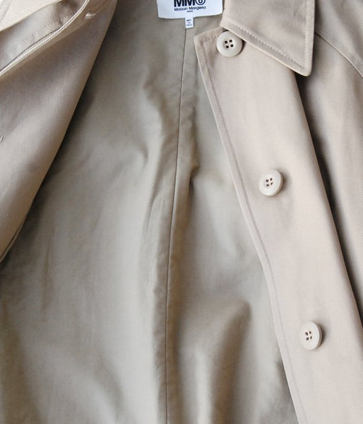 MM6 MAISON MARGIELA/TRENCH COAT(BEIGE)