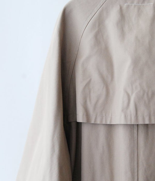 MM6 MAISON MARGIELA/TRENCH COAT(BEIGE)