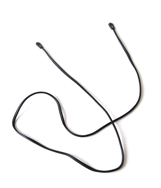 WRYHT/LEATHER STRING BELT (BLACK)(4)