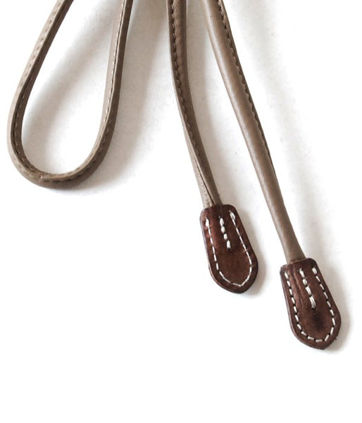 WRYHT/LEATHER STRING BELT (BISQUE)